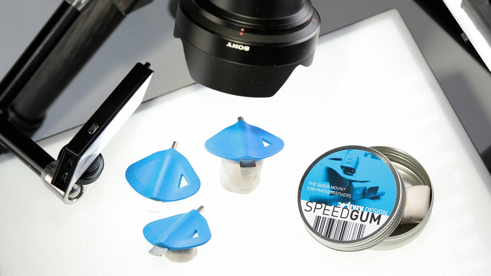 SPINN DESIGN SPEED GUM tabletop photography